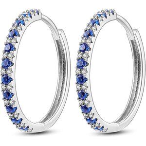 Women Round Shape Drop Earrings Various Hypoallergenic Star moon Sterling Silver